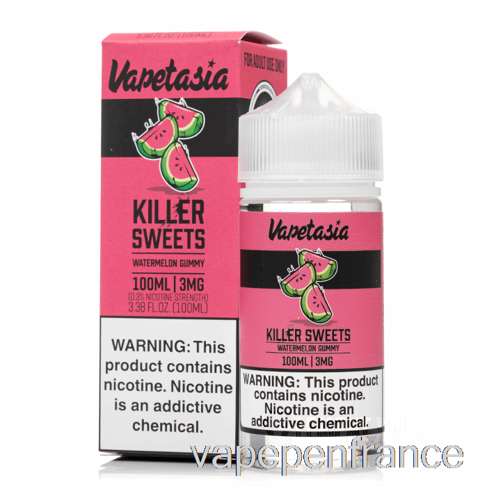Gomme à La Pastèque - Vapetasia - Stylo Vape 100 Ml 6 Mg